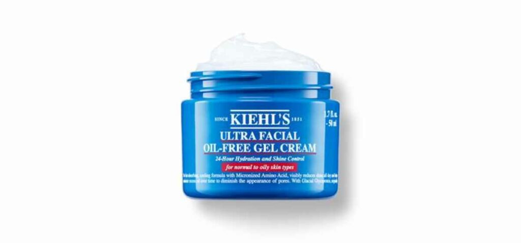 Rekomendasi merek pelembap untuk kulit berminyak berikutnya adalah Kiehl’s Ultra Facial Oil Free Gel Cream. 