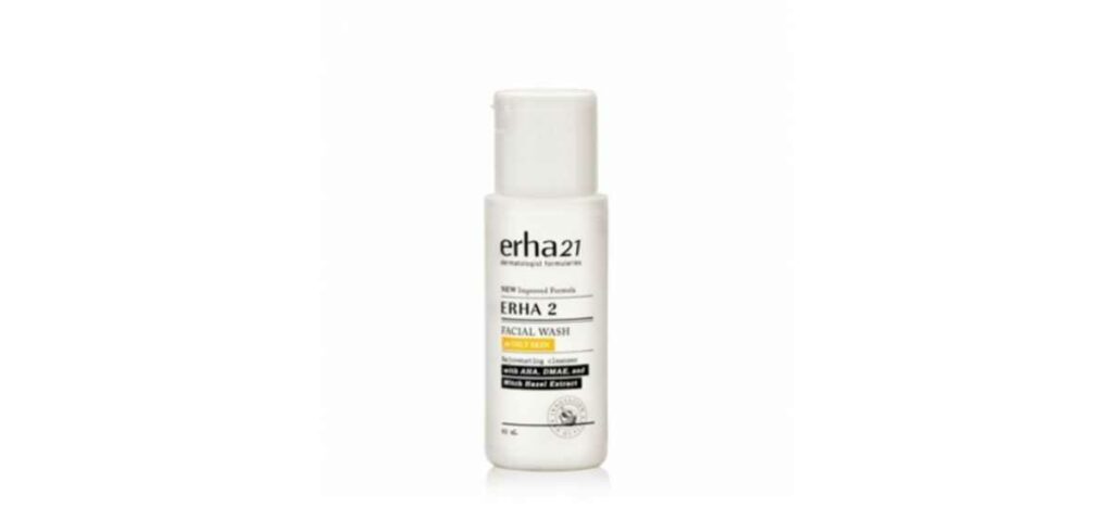 Erha 2 Facial Wash for Oily Skin merupakan salah satu merek sabun muka terbaik untuk kulit berminyak.