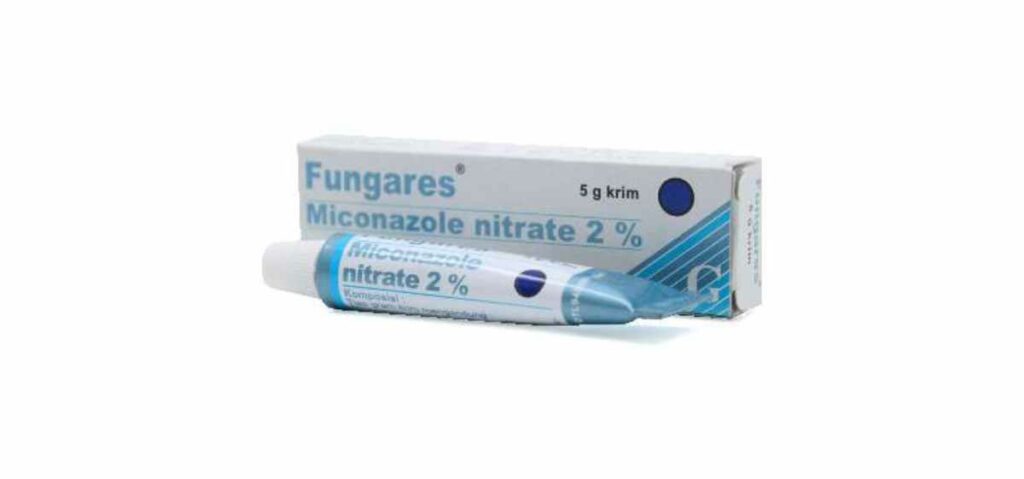Fungares merupakan salah satu obat panu ampuh yang mengandung zat aktif miconazole nitrate 2% yang bisa menghentikan pertumbuhan jamur pada kulit.