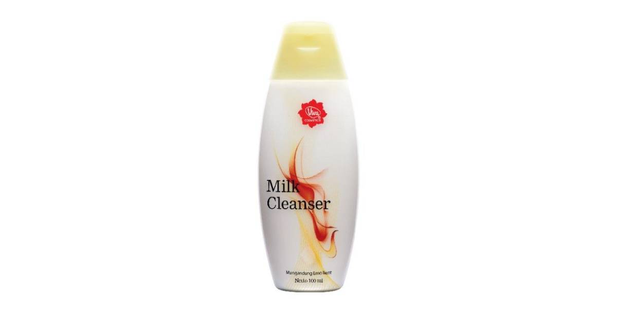 Viva milk cleanser jadi salah satu rekomendasi produk double cleansing.