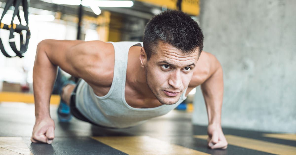 push up untuk melatih otot bisep dan trisep