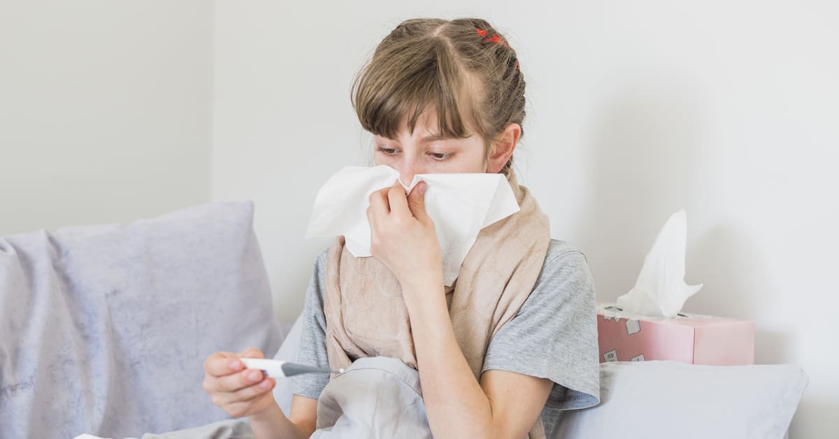 gejala anak pilek