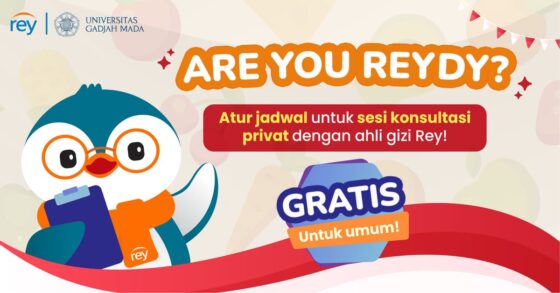 Rey Buka Sesi Konsultasi Gizi Online Gratis!