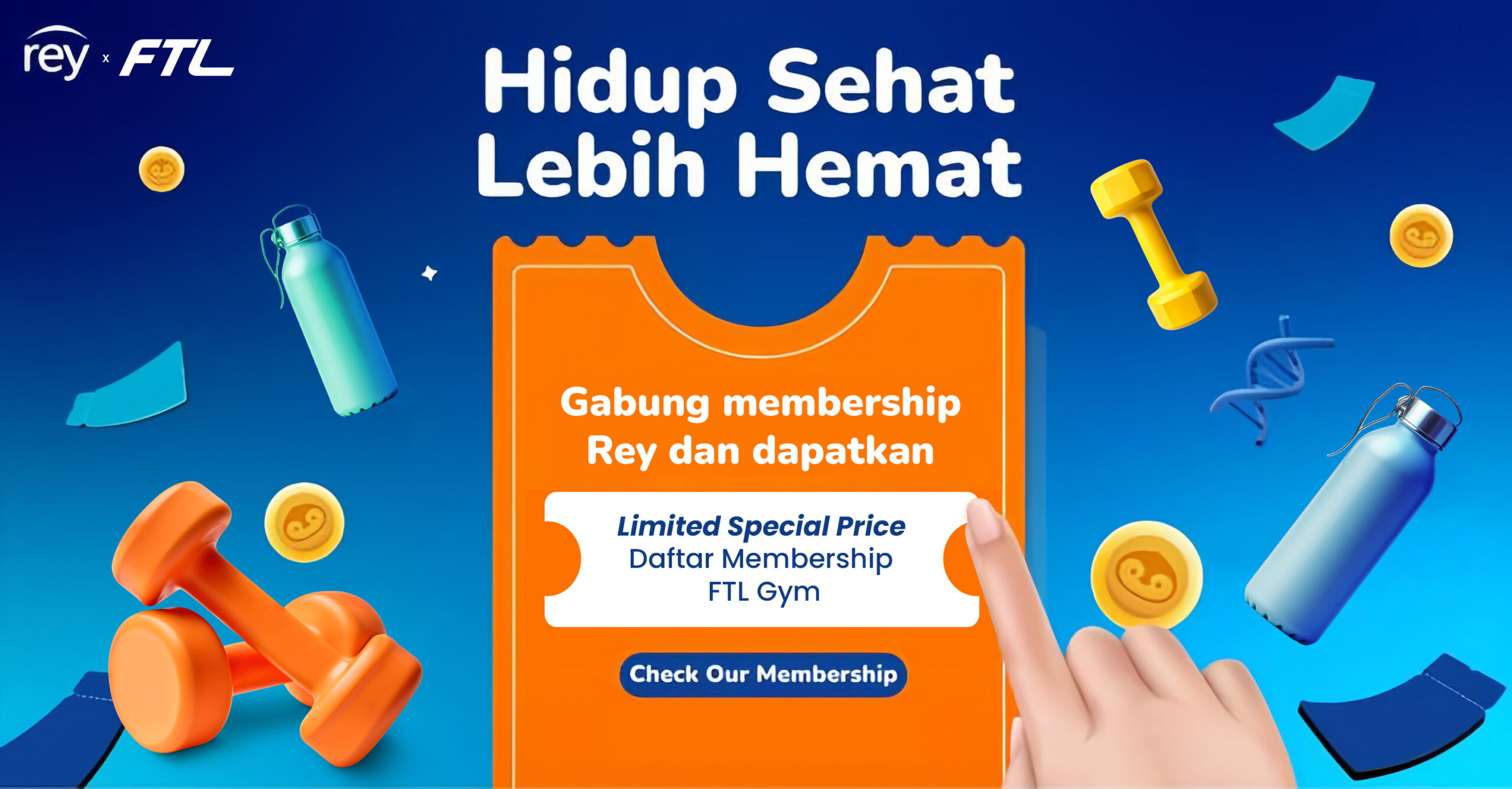 Jangan Sampai Ketinggalan, FTL Berikan Kamu Limited Special Price Daftar Membership Gym